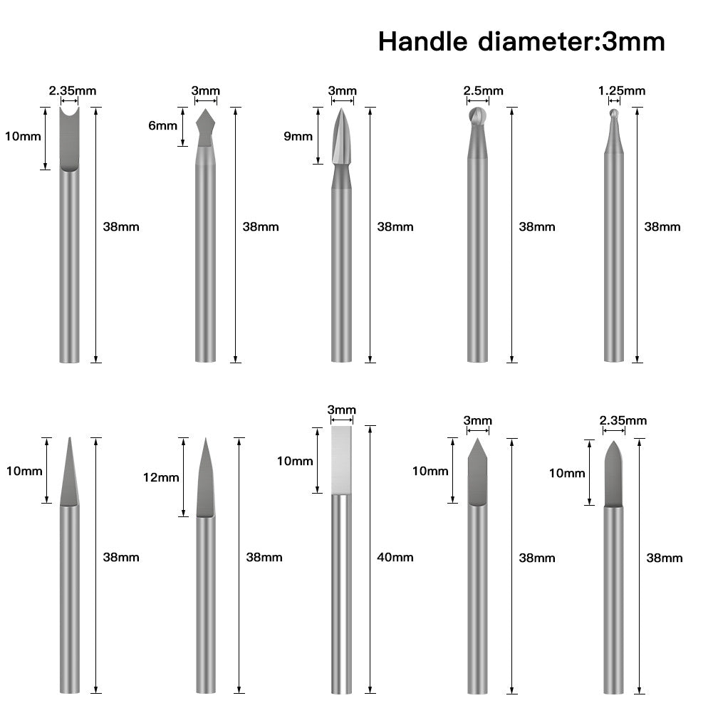 Jincheng electric tungsten steel carving knife, nuclear carving knife, olive carving knife, seal carving tool, woodworking carving knife set