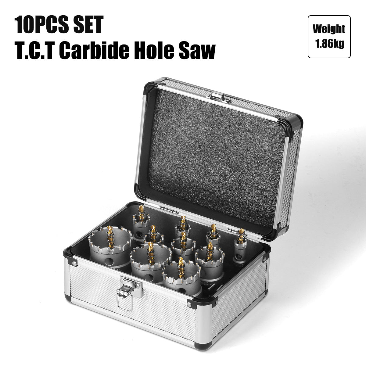 Unica alloy hole opener stainless steel drill bit metal steel plate thick iron plate reaming titanium plated drill aluminum box set