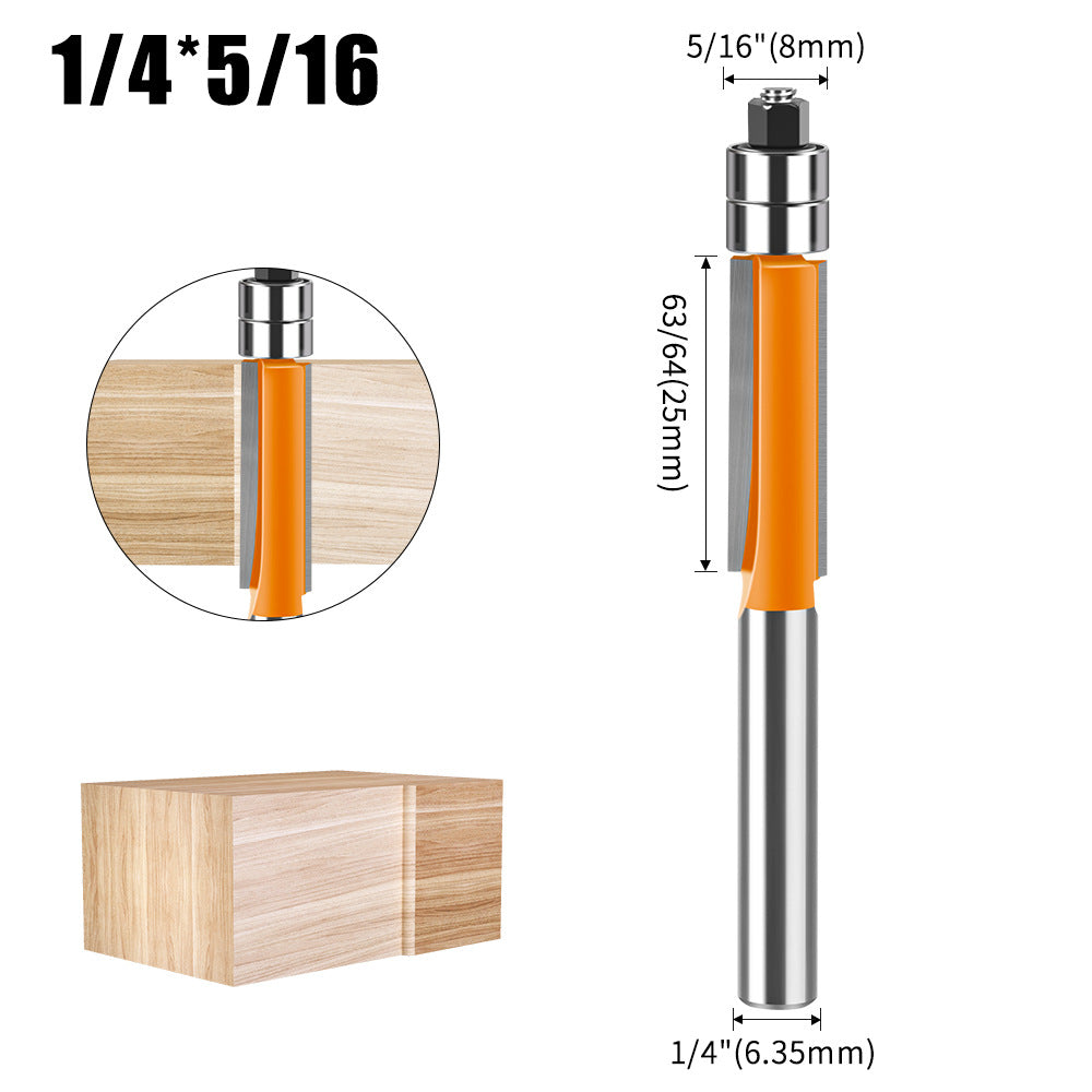 Head double bearing trimming knife arc knife, decoration woodworking furniture engraving knife head, woodworking trimming milling cutter wholesale