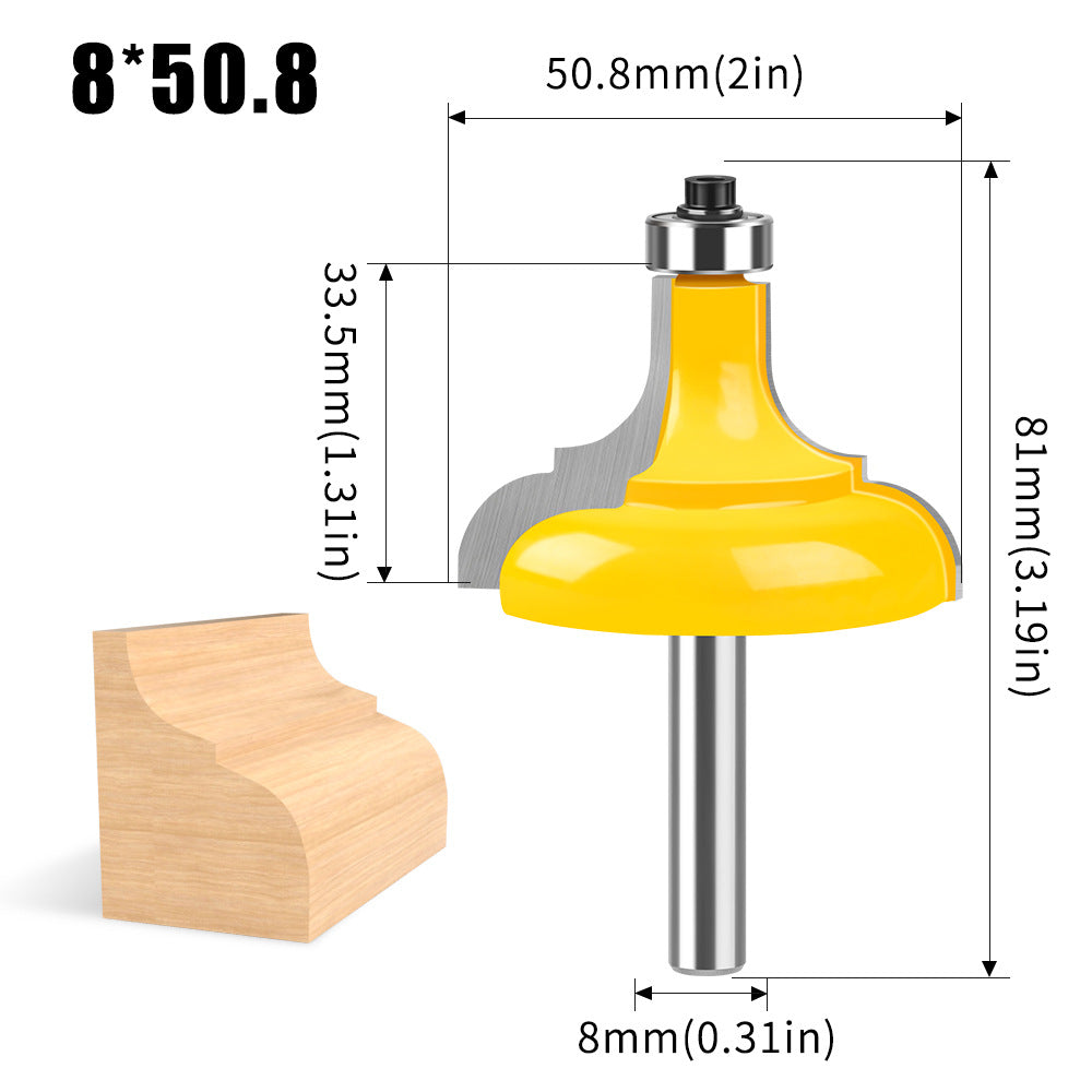 3-Piece photo frame cutter woodworking milling cutter set panel cutter European photo frame line cutter classical line cutter