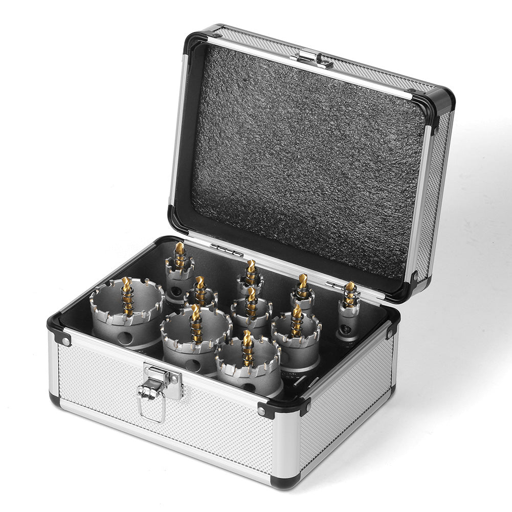 Unica alloy hole opener stainless steel drill bit metal steel plate thick iron plate reaming titanium plated drill aluminum box set