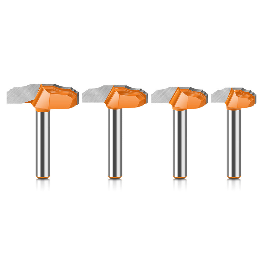 6 handle 1/4 handle Xiaodie double R wire knife cabinet door panel knife double small R flower wire knife trimmer milling cutter cabinet door knife