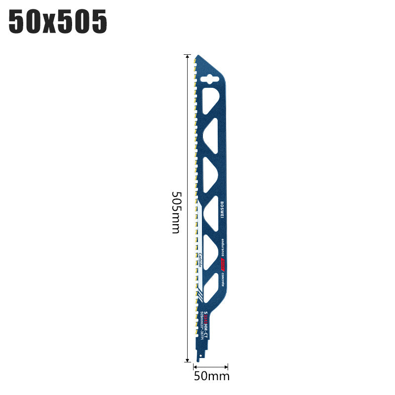 Reciprocating saw horse knife sawing wall wall red brick stone gold special light brick aerated block cutting coarse tooth saw blade