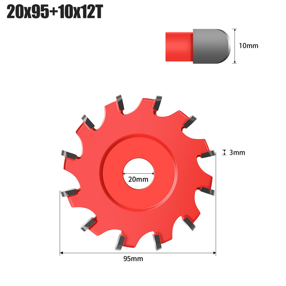 Aluminum-plastic plate slotting knife 90 degrees UV type milling cutter slotting saw blade special folding right angle cutting blade round bottom forming knife