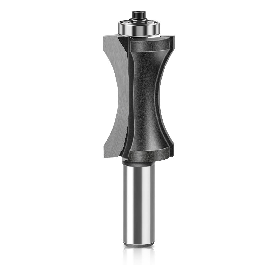Bearing flat bottom arc knife engraving machine wood board rounded corner cutter woodworking milling cutter stair floor cutter gong milling cutter