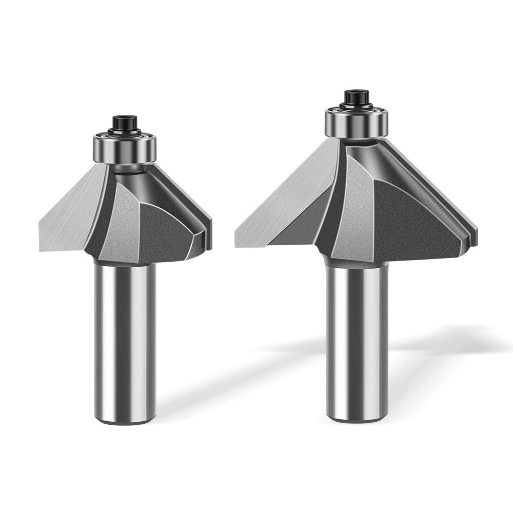 6 handle 12 handle 45 degree bevel knife woodworking milling cutter trimming machine engraving cutter head 45 degree chamfer knife bevel knife
