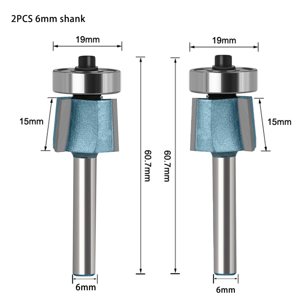 8 degree oblique trimming knife three-blade oblique trimming knife edge banding machine head chamfering knife R angle cutter head