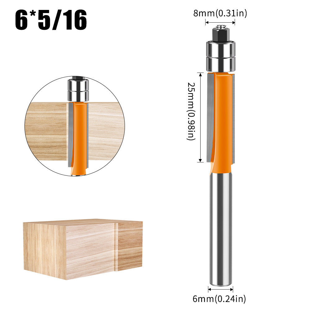 Head double bearing trimming knife arc knife, decoration woodworking furniture engraving knife head, woodworking trimming milling cutter wholesale