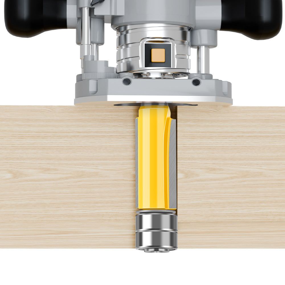 6 handle double bearing trimming cutter woodworking milling cutter with bearing trimming cutter double edge straight cutter woodworking milling cutter