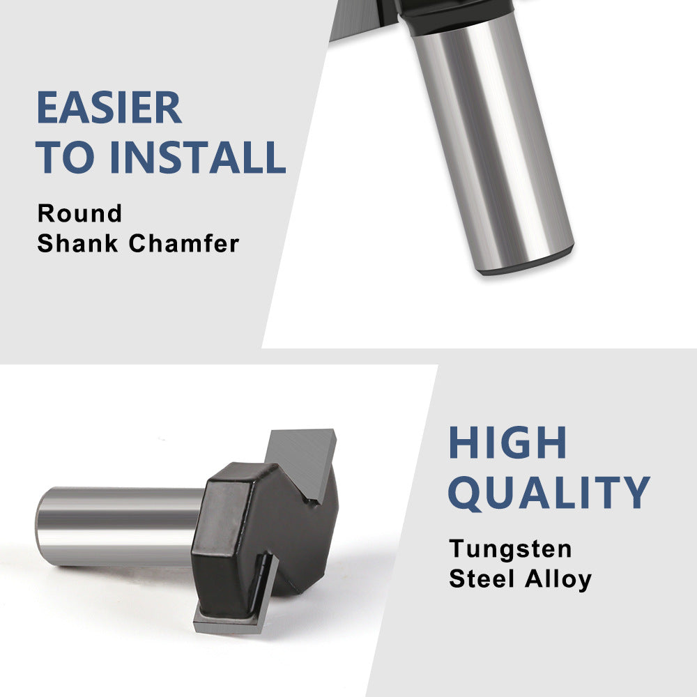 Tungsten steel T-milling cutter 11mm slot width Alloy T-slot cutter Welding T-slot milling cutter Wood board Planar machining Hardening