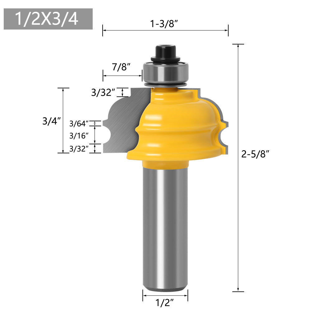 1/2 handle woodworking milling cutter cabinet, line cutter, cabinet door line cutter, hanging line cutter, ceiling cutter