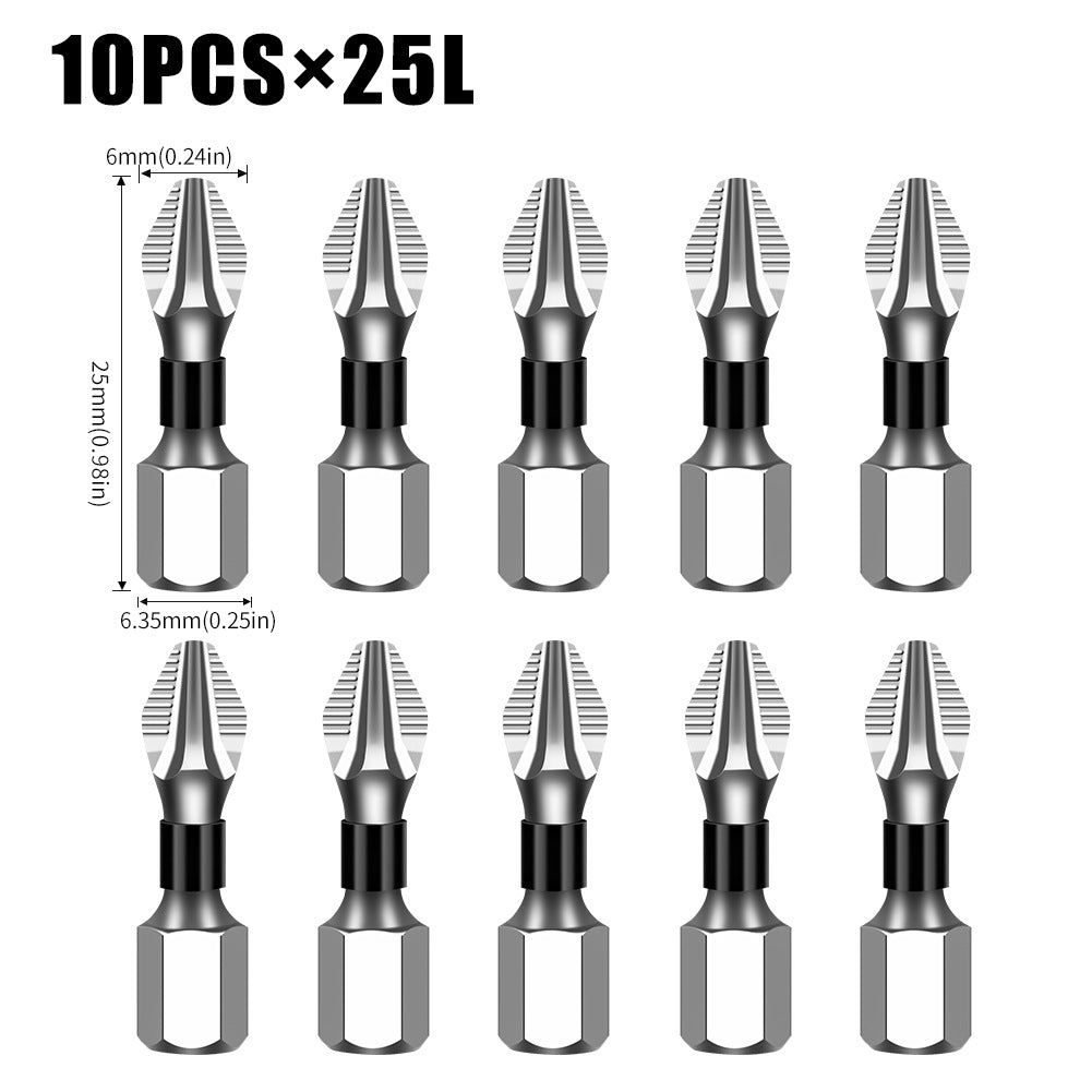 K5 anti-skid batch S2 strong magnetic 5A black anti-skid cross batch, hand drill electric screwdriver high hardness