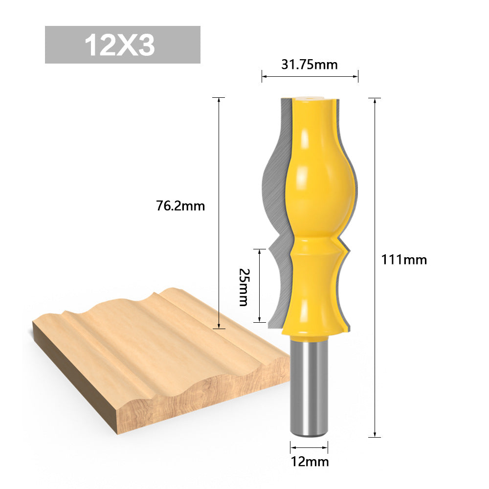 High-grade crown armrest knife ceiling line ceiling knife engraving machine milling cutter line knife woodworking milling cutter woodworking knife