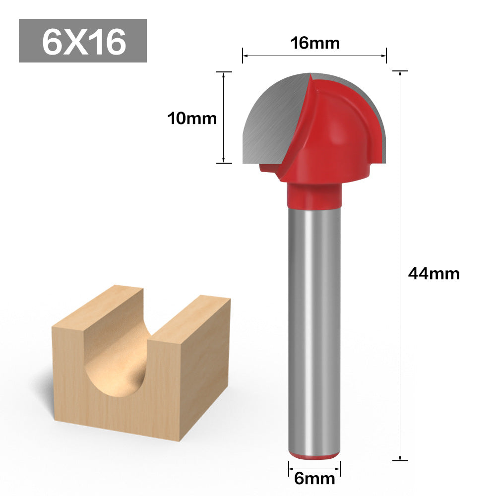 6 handle round bottom lace knife round head knife woodworking semicircular relief knife ball head computer engraving machine ball knife, lace knife