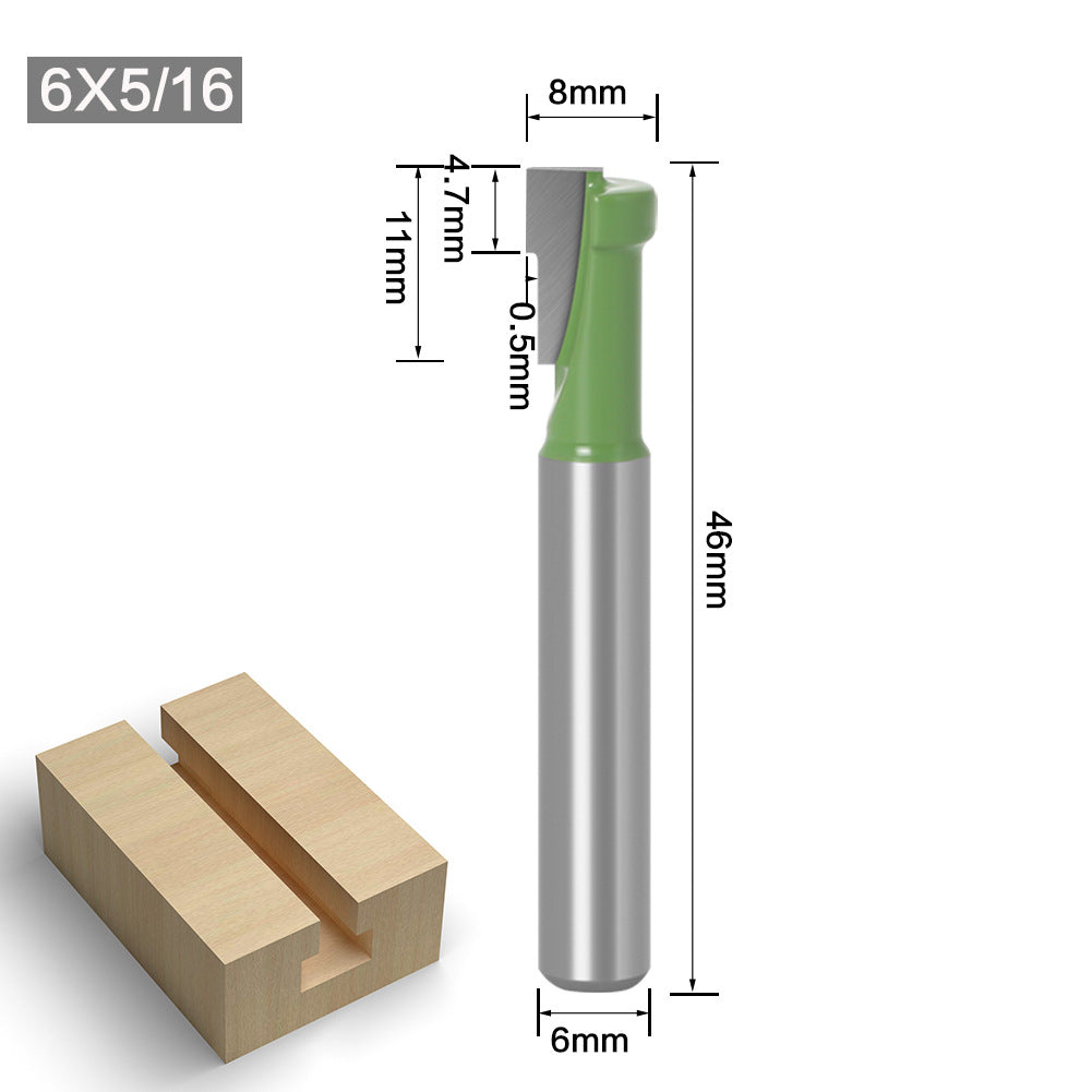 6.35 handle 6mm 1/4 keyhole knife, keyhole knife, photo frame hanging hole gong knife, trimming machine, woodworking milling cutter