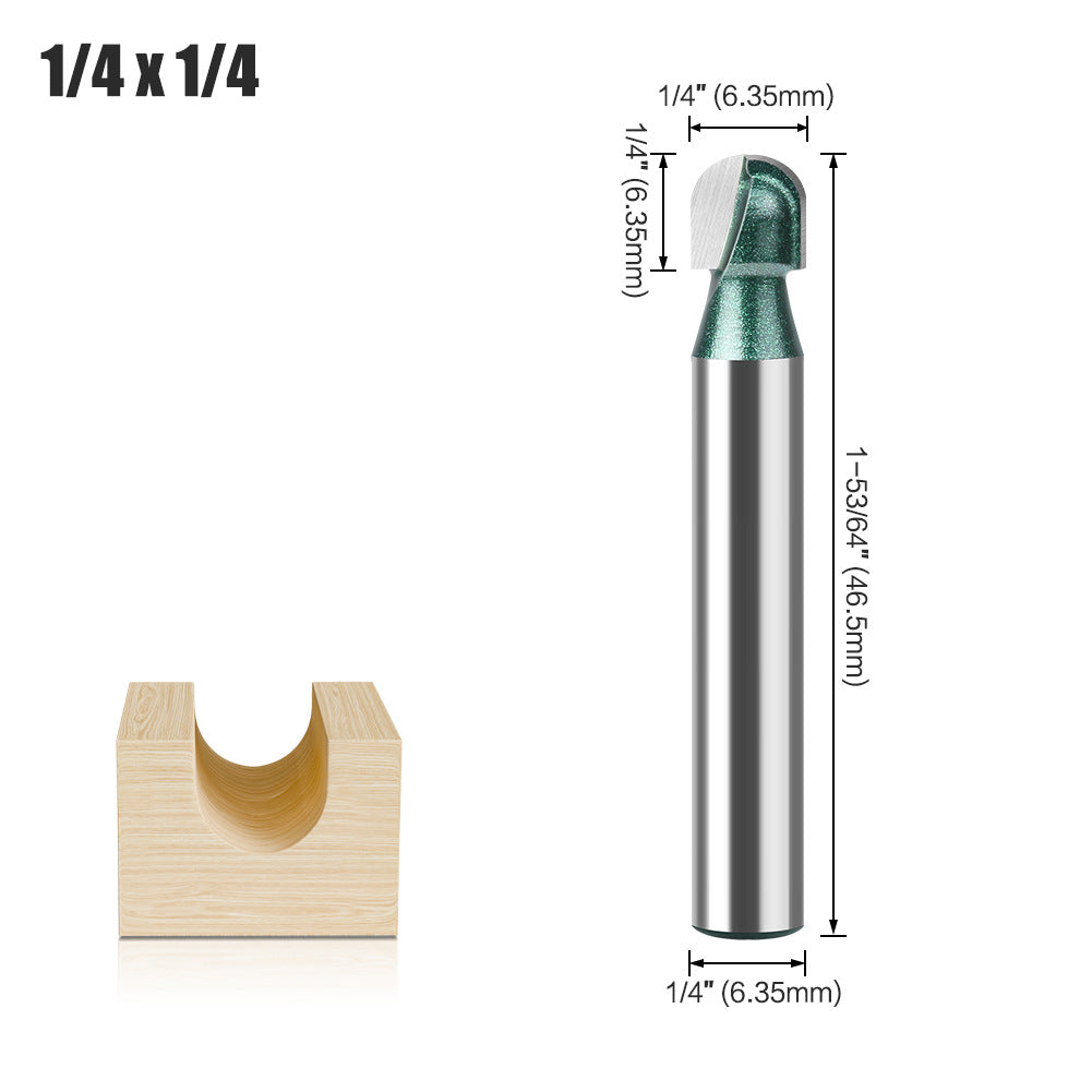 Professional grade round bottom knife, bottom digging knife, trimming machine, knife head, aluminum plastic plate slotting integrated wall folding knife