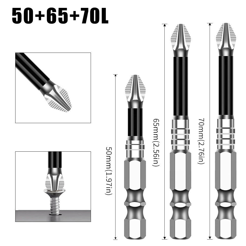 K5 anti-skid batch S2 strong magnetic 5A black anti-skid cross batch, hand drill electric screwdriver high hardness