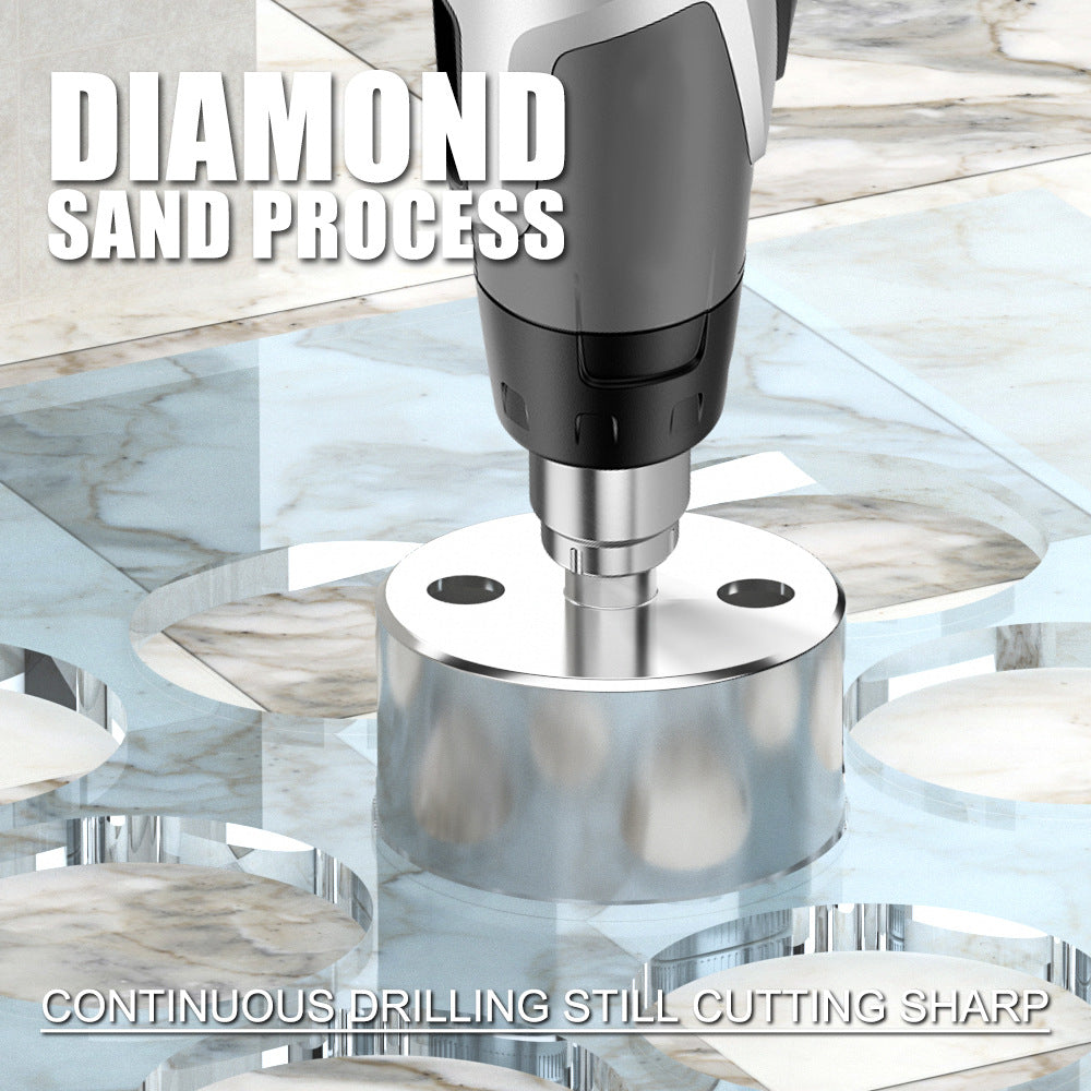 Diamond high-quality integrated steel glass drill bit, tile wall marble hole punch, electroplated drill bit glass opening