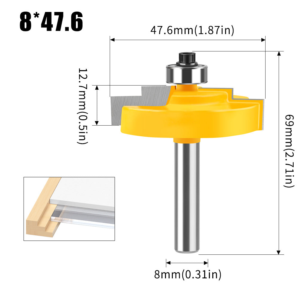 3-Piece photo frame cutter woodworking milling cutter set panel cutter European photo frame line cutter classical line cutter