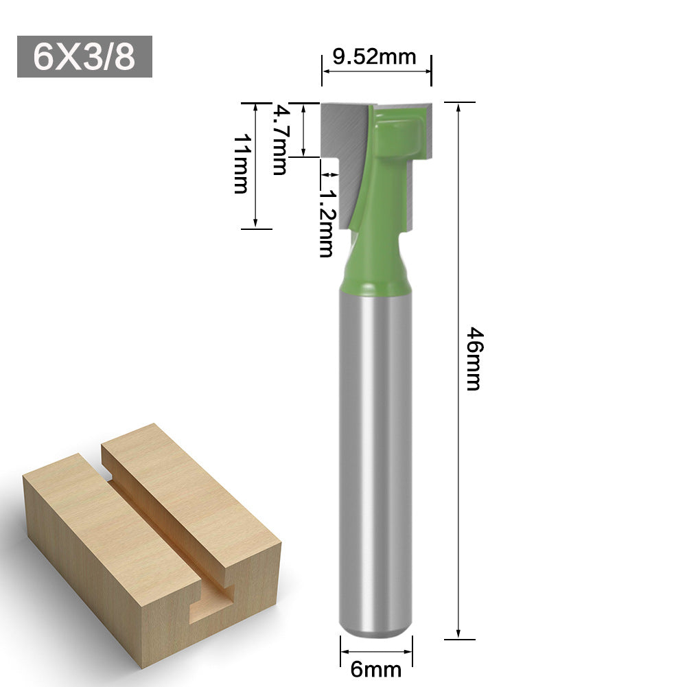 6.35 handle 6mm 1/4 keyhole knife, keyhole knife, photo frame hanging hole gong knife, trimming machine, woodworking milling cutter