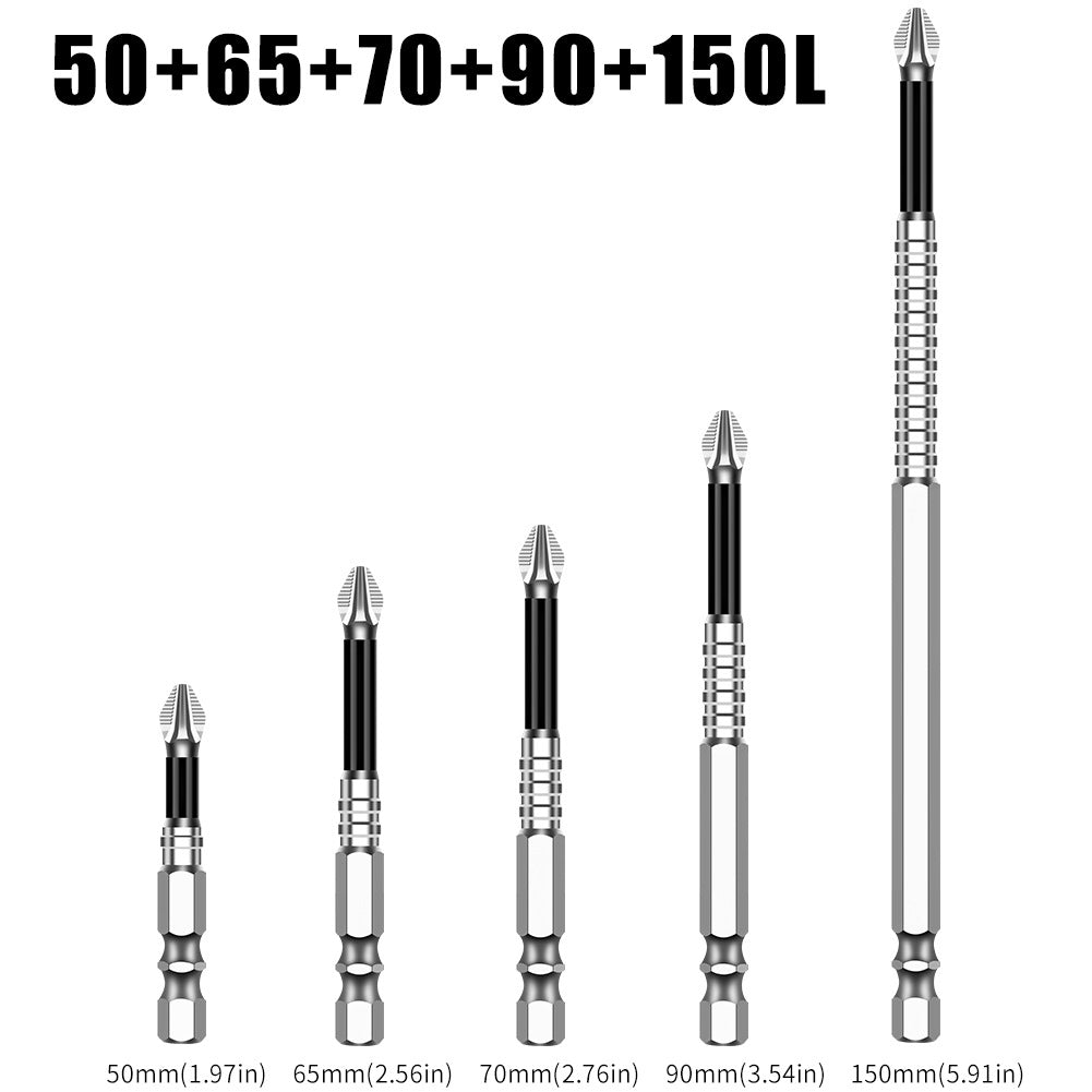 K5 anti-skid batch S2 strong magnetic 5A black anti-skid cross batch, hand drill electric screwdriver high hardness