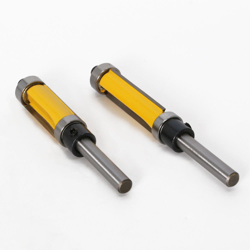 High-grade copy trimming cutter woodworking router woodworking milling cutter copy slotting cutter double bearing trimming cutter