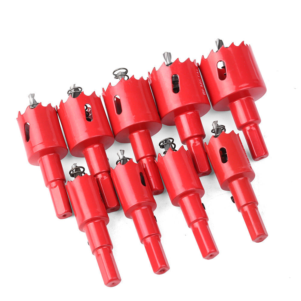 M42 bimetal hole opener small size, hole opener set woodworking iron pipe aluminum gypsum board hole opener