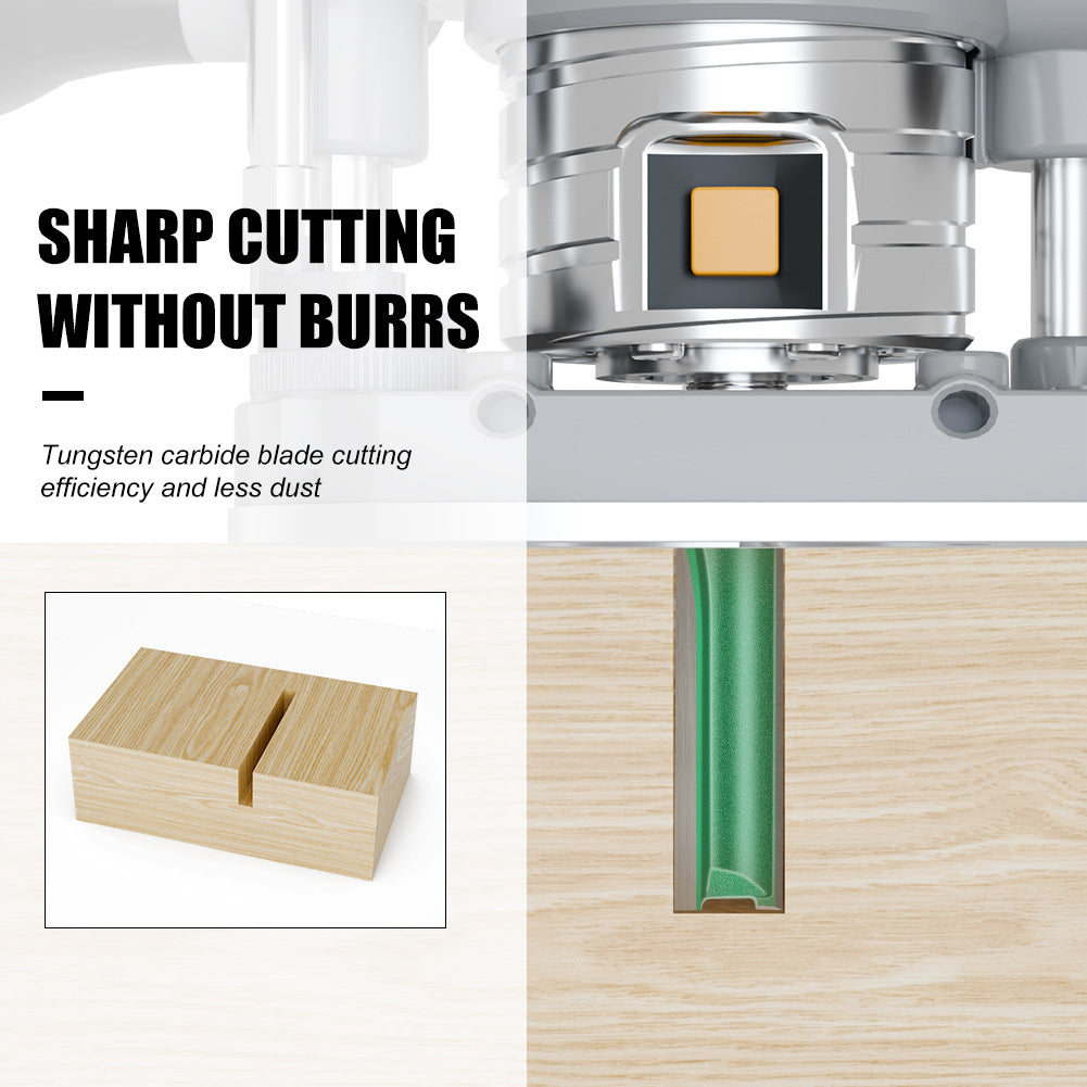 3-20 piece set of 8 handle straight knife slotting knife double edge straight knife slotting milling cutter outlet slotting knife multi-specification trimming machine