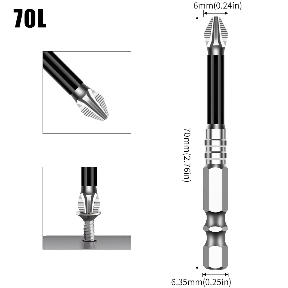 K5 anti-skid batch S2 strong magnetic 5A black anti-skid cross batch, hand drill electric screwdriver high hardness