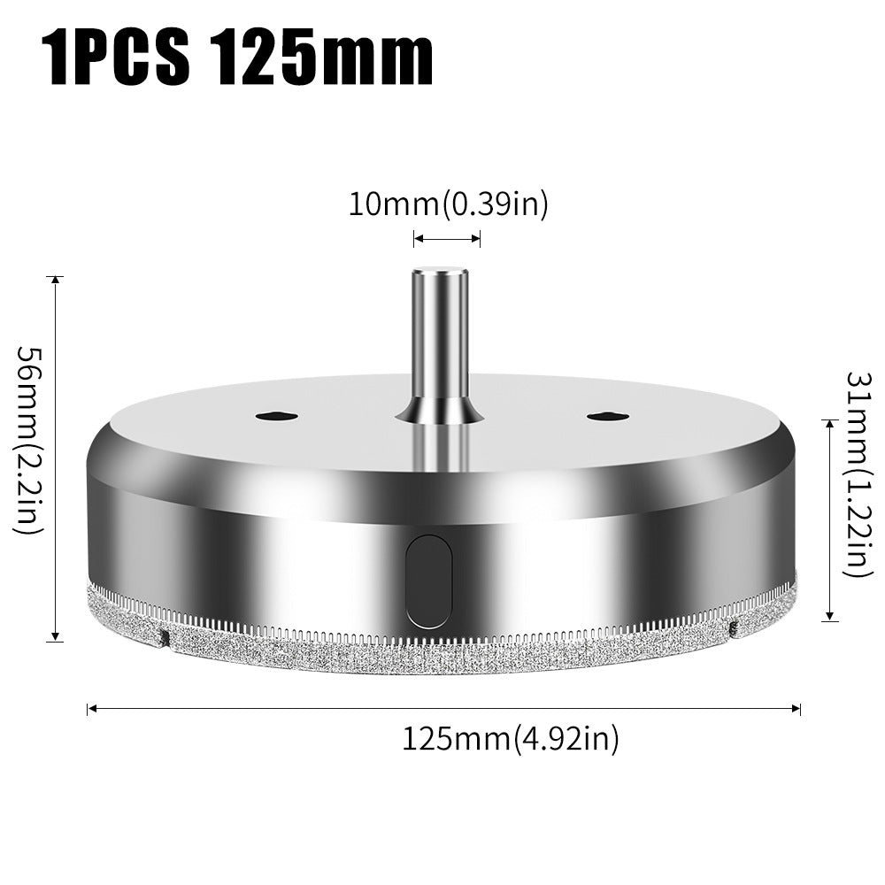Diamond high-quality integrated steel glass drill bit, tile wall marble hole punch, electroplated drill bit glass opening