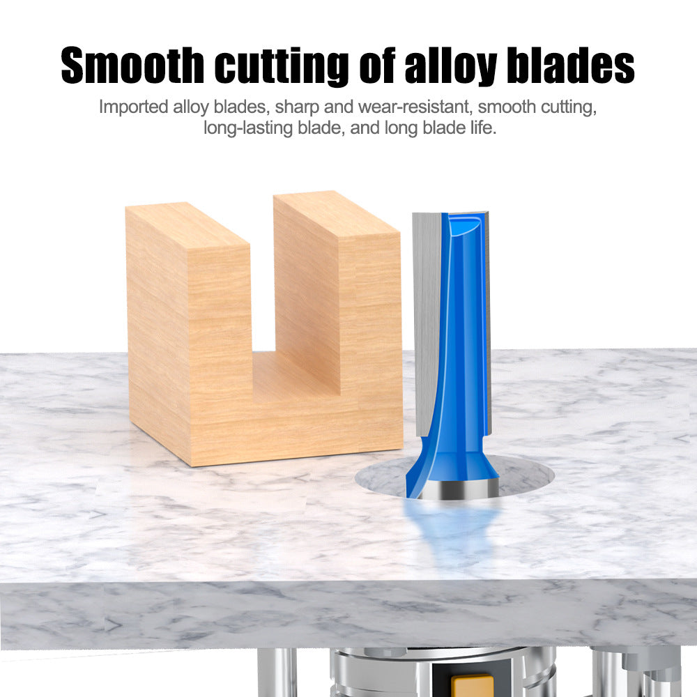 Extended bottom cleaning cutter diameter 10,16 trimming cutter woodworking milling cutter bakelite milling cutter keyhole opening straight knife engraving machine