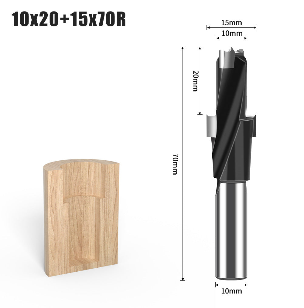 Step Drill Three-in-One Drill Secondary Drill Alloy Woodworking Step Drill Side Hole Machine Drill Bag Countersunk Hole Woodworking Row Drill Bit
