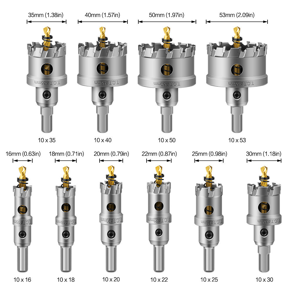 Unica alloy hole opener stainless steel drill bit metal steel plate thick iron plate reaming titanium plated drill aluminum box set