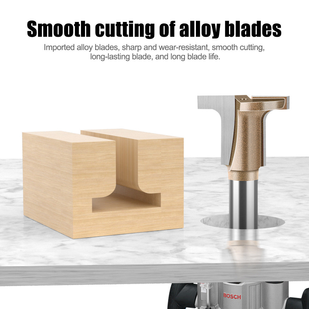 Professional grade carbon crystal plate circular arc bending knife carbide T-shaped semi-circular flat bottom two-in-one slotting angle