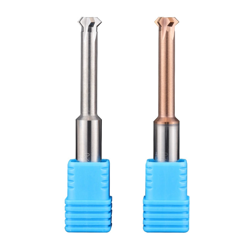 Tungsten steel upper and lower chamfering tool 60/90 degrees double-sided chamfering T-shaped integral alloy positive and reverse inner hole reverse thread cutting tool