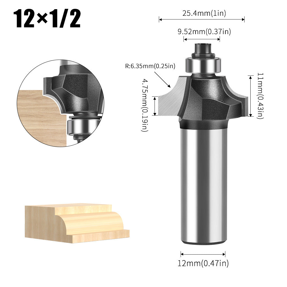Woodworking Minzai Knife 6 Handles 12 Handles Line Knife Cabinet Door Panel Slotting Edge Trimming Milling Knife Edge Trimming Machine Knife Gong Machine Knife Carving