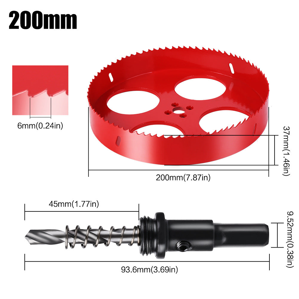 M42 Bi Metal Hole Saw Set for Wood Metal Pipe Aluminum Drywall Drilling PV Woodworking Kit