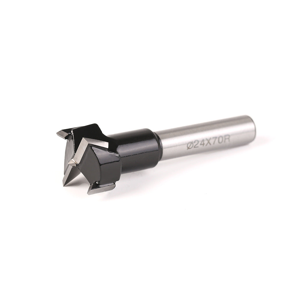 Woodworking split drill 15-55mm hole opener, split drill, forward and reverse four-tooth alloy numerical control woodworking row drill