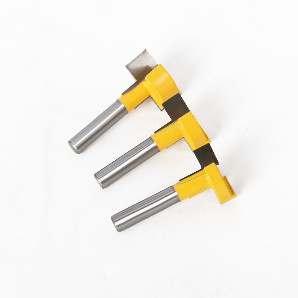 Straight edge T-cutter diameter 27mm slotting cutter 8 handle groove milling cutter Foreign trade export woodworking milling cutter