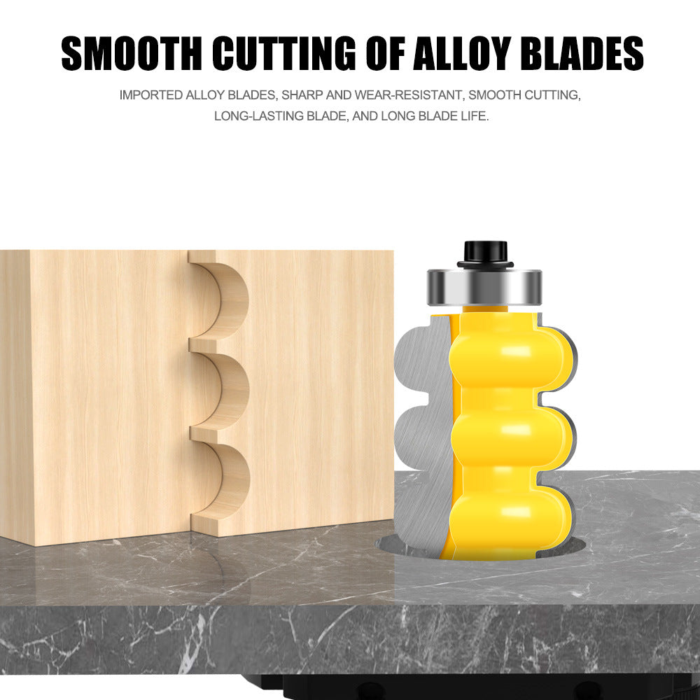 8Mm handle three bead knife three ball knife fancy line knife ball head knife cabinet line knife decorative woodworking milling cutter