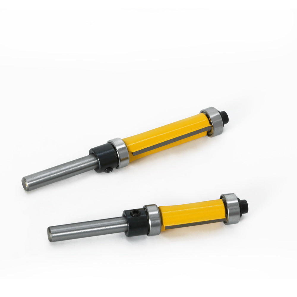 High-grade copy trimming cutter woodworking router woodworking milling cutter copy slotting cutter double bearing trimming cutter