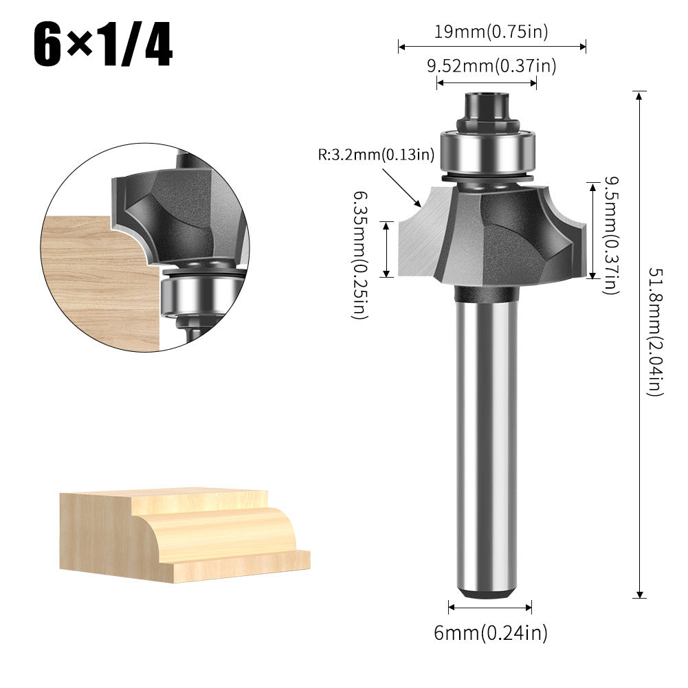 Woodworking Minzai Knife 6 Handles 12 Handles Line Knife Cabinet Door Panel Slotting Edge Trimming Milling Knife Edge Trimming Machine Knife Gong Machine Knife Carving