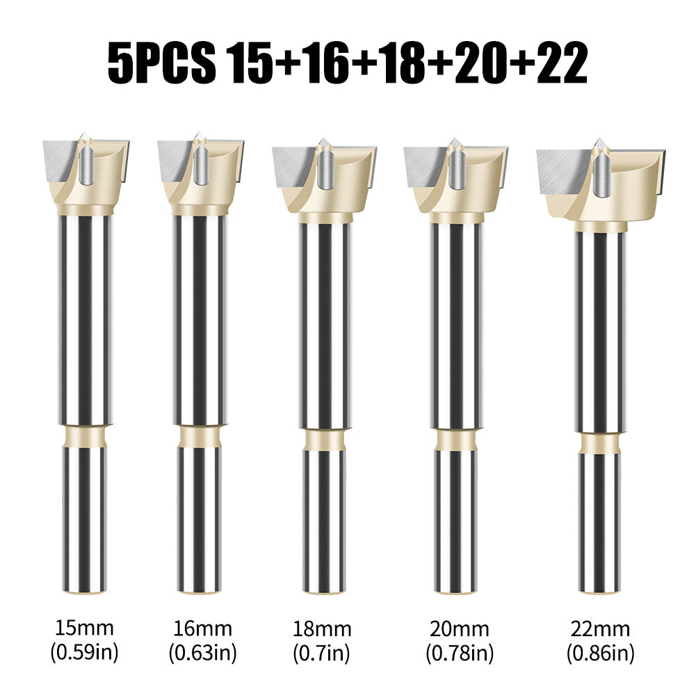 Woodworking hole opener Drill bit Extended round plastic wooden door Drill Wood punching Opening hole puncher