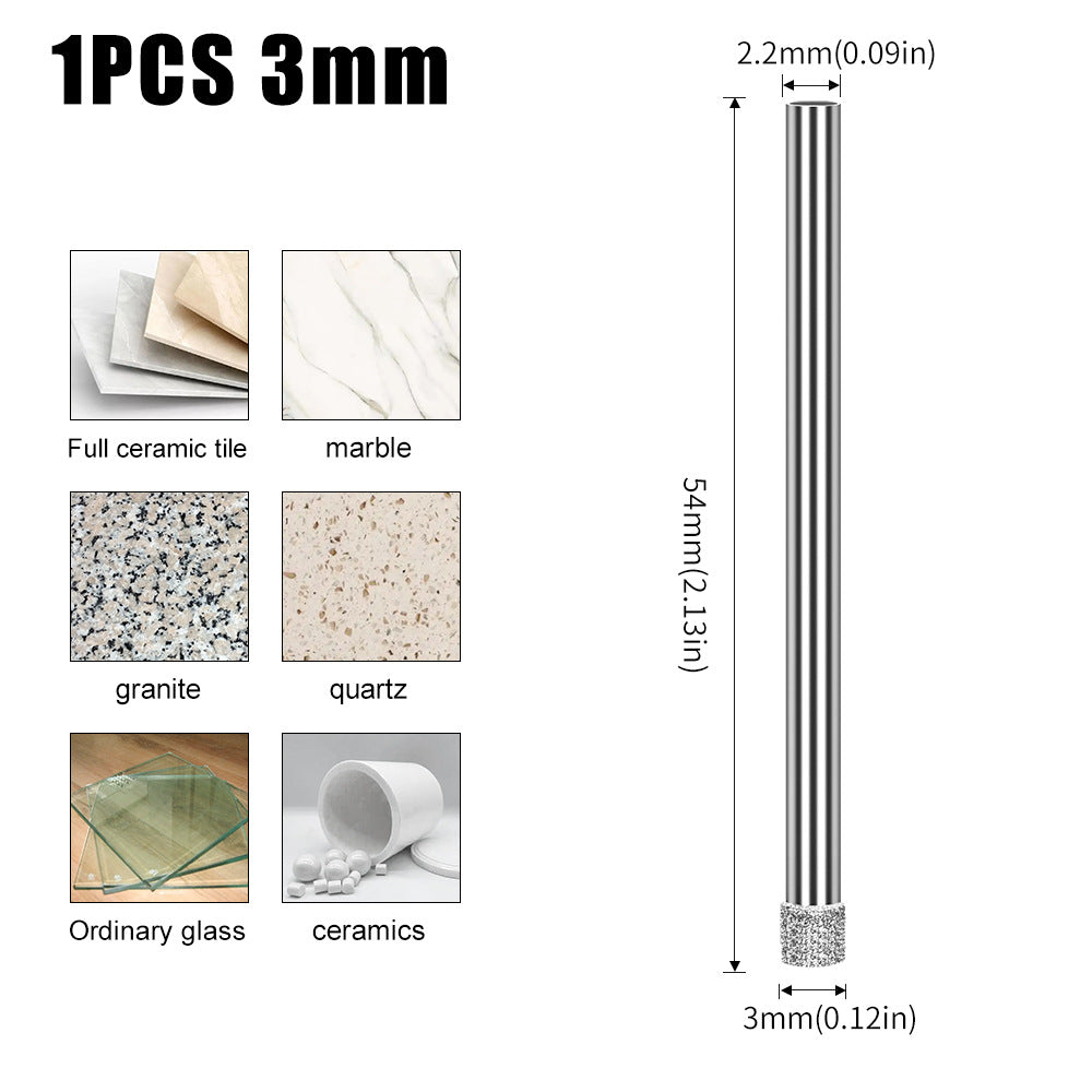Diamond high-quality integrated steel glass drill bit, tile wall marble hole punch, electroplated drill bit glass opening