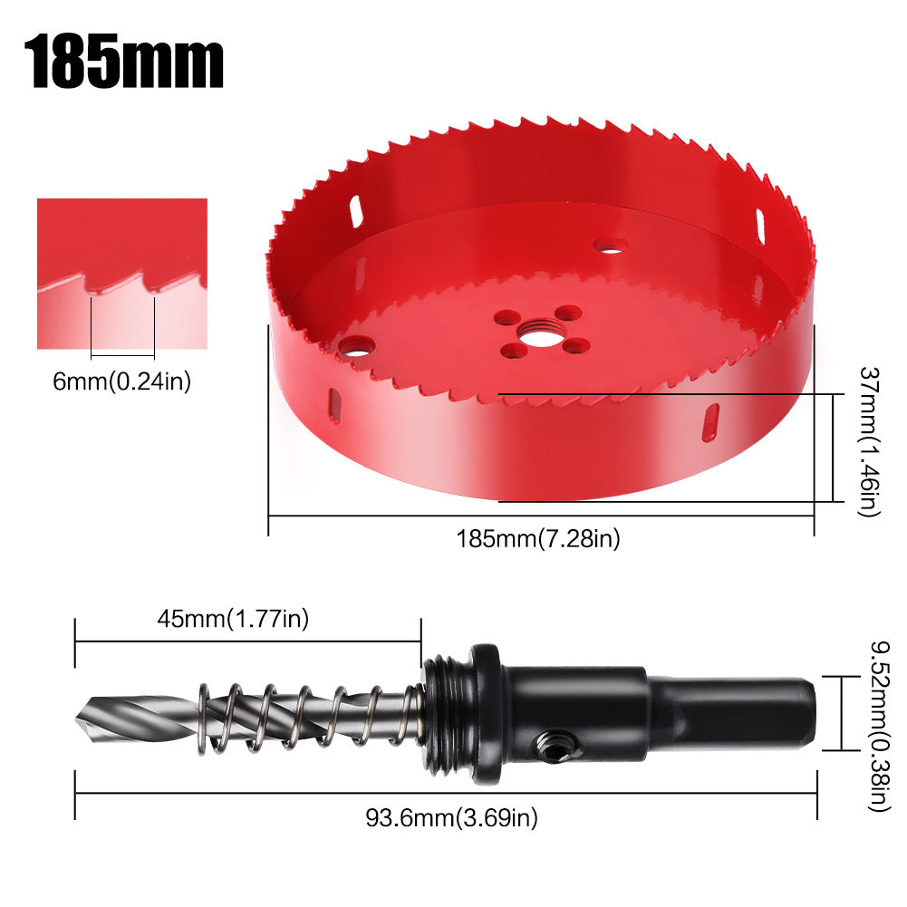 M42 Bi Metal Hole Saw Set for Wood Metal Pipe Aluminum Drywall Drilling PV Woodworking Kit