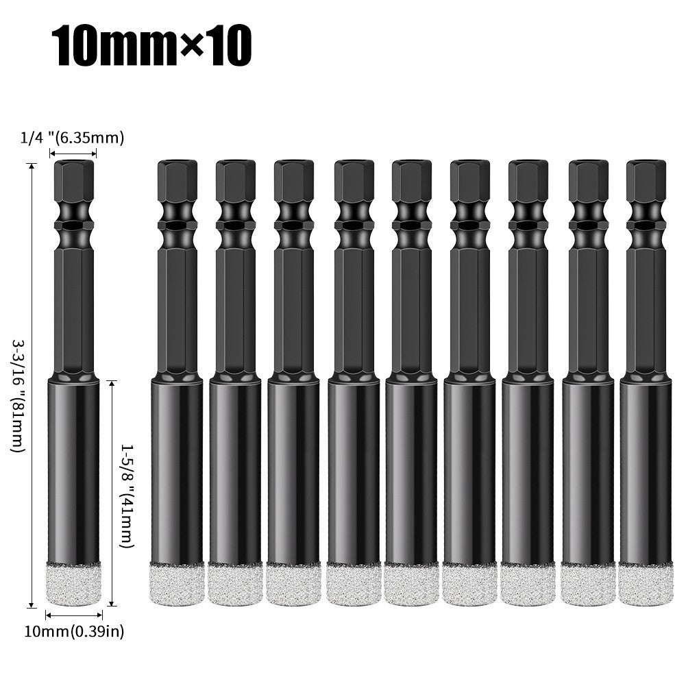 Emery professional stone hole opener, ceramic tile marble dry drilling bit, stone slate drilling bit