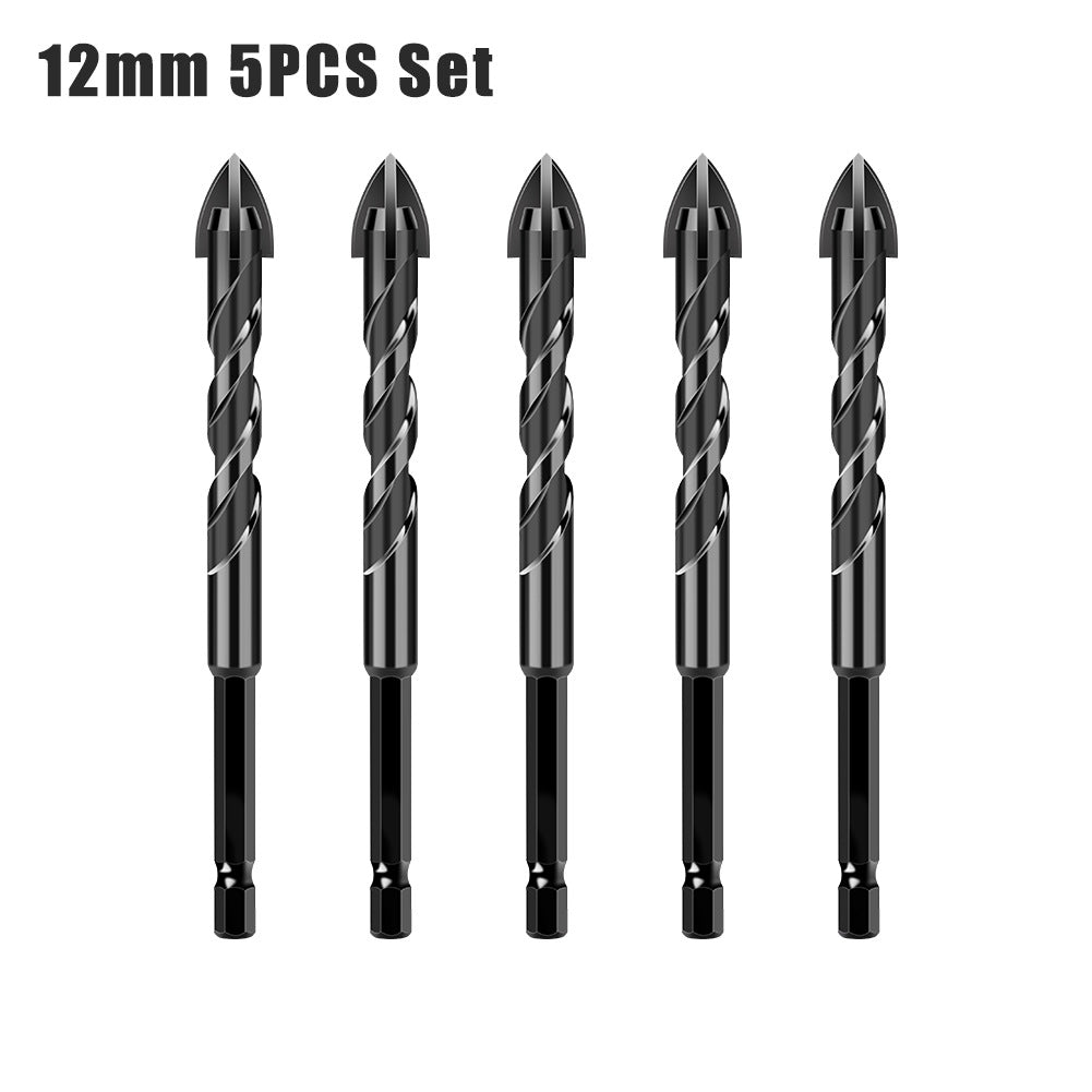 Special drill for tile drilling, tile puncher, glass cement concrete alloy, high hardness triangular overlord drill