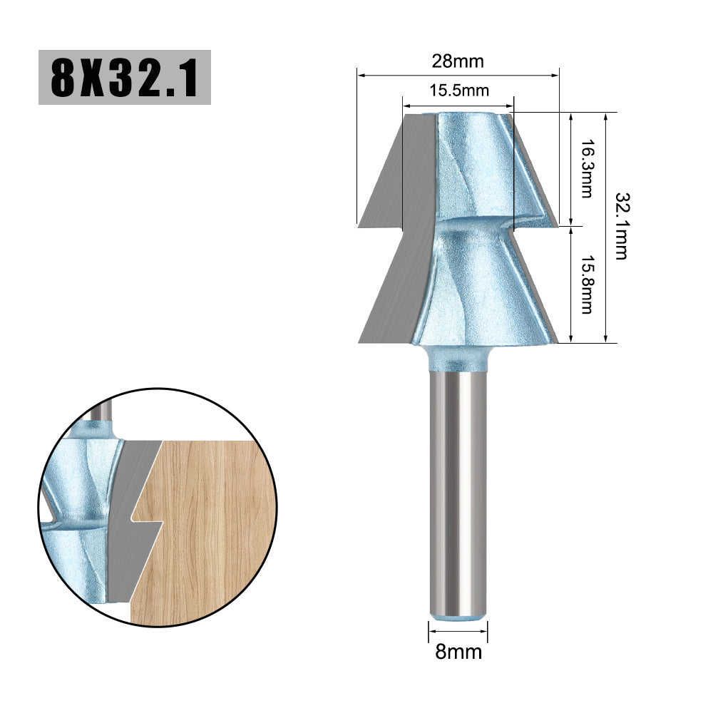 Woodworking lightning knife splicing knife tenon knife splicing finger joint knife tenon milling cutter