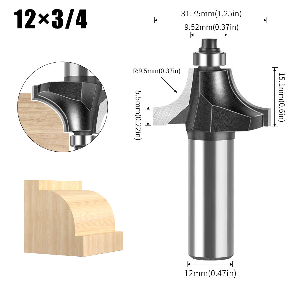 Woodworking Minzai Knife 6 Handles 12 Handles Line Knife Cabinet Door Panel Slotting Edge Trimming Milling Knife Edge Trimming Machine Knife Gong Machine Knife Carving