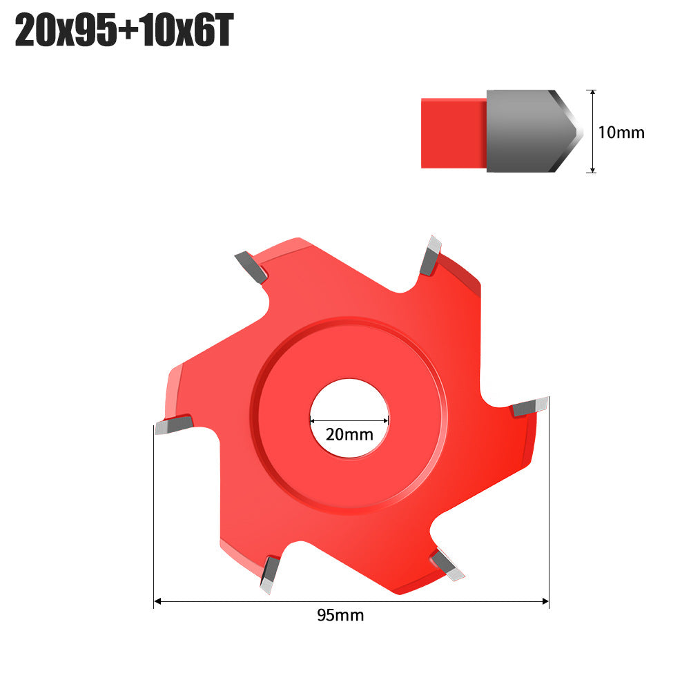 Aluminum-plastic plate slotting knife 90 degrees UV type milling cutter slotting saw blade special folding right angle cutting blade round bottom forming knife